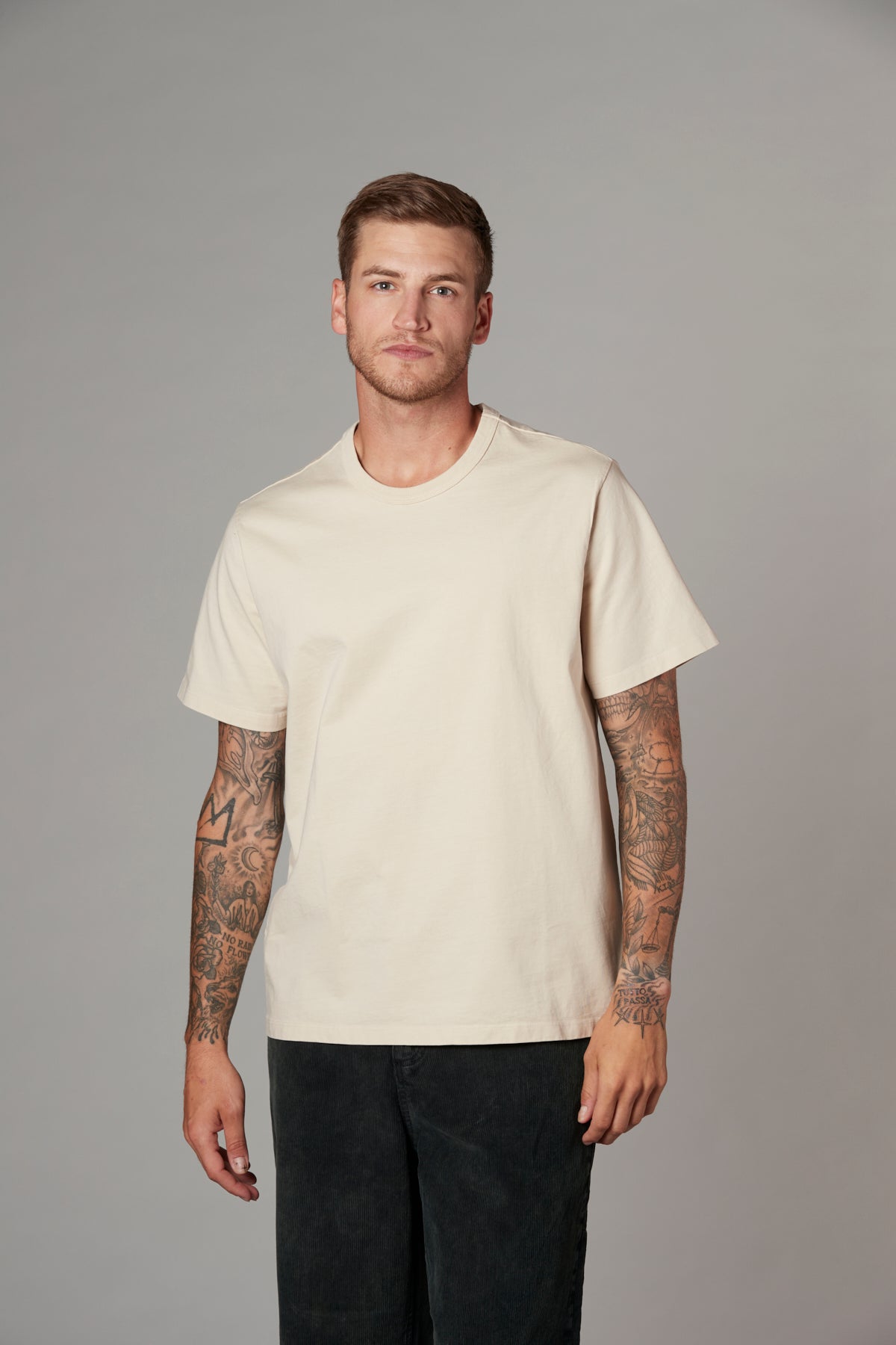 Leo Short Sleeve Crew T Salt