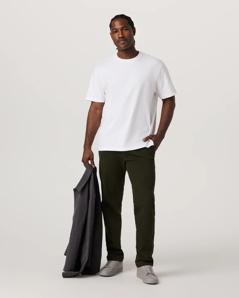 S/S Relaxed Heavyweight Tee White