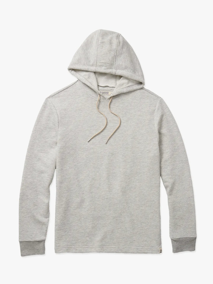 Tailwind Textured Hoodie in Heather Grey