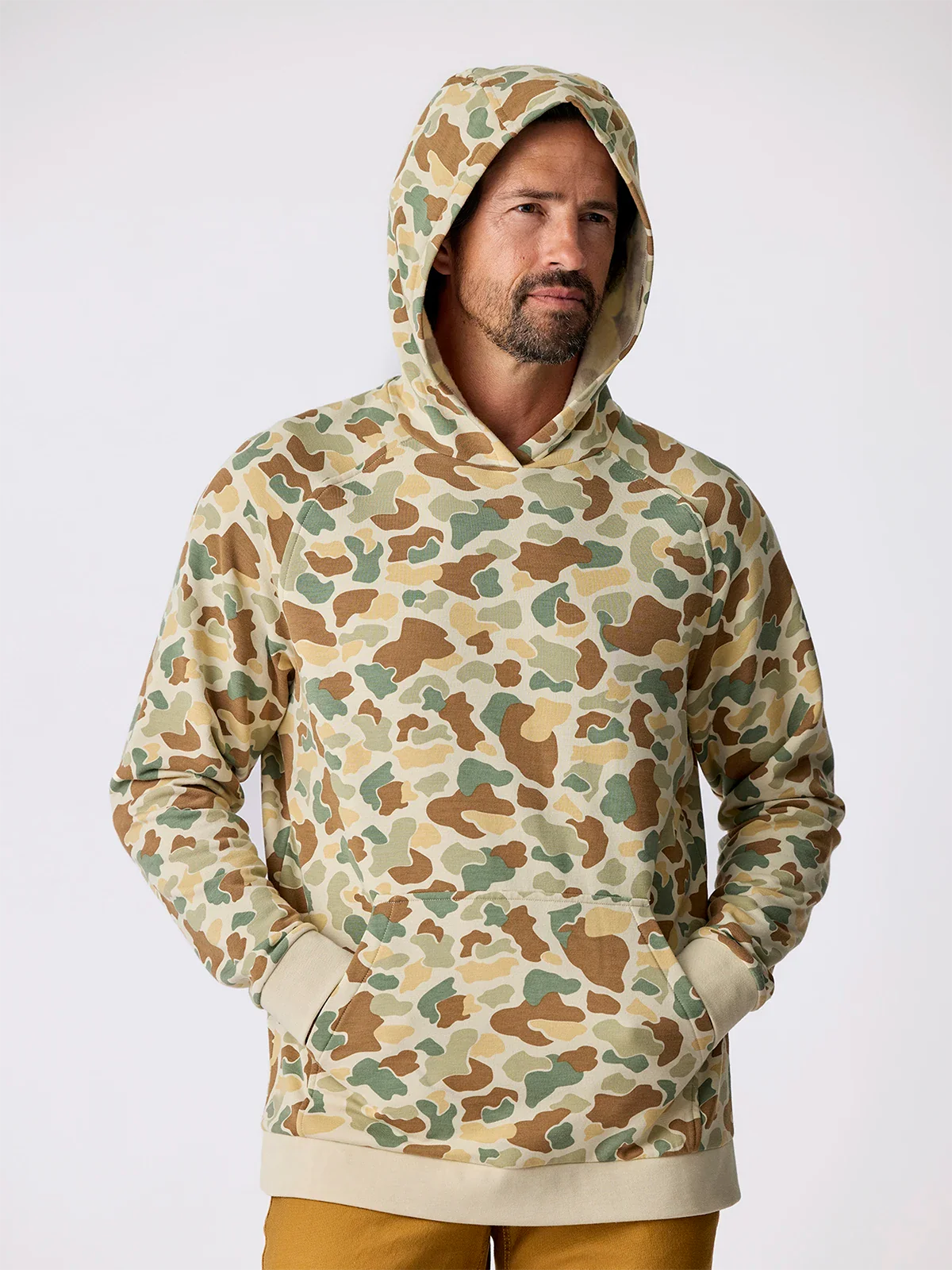 Bamboo Fleece Hoodie in Vintage Camo