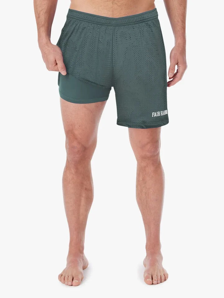 The Schooner Mesh Short - 7" Seapine