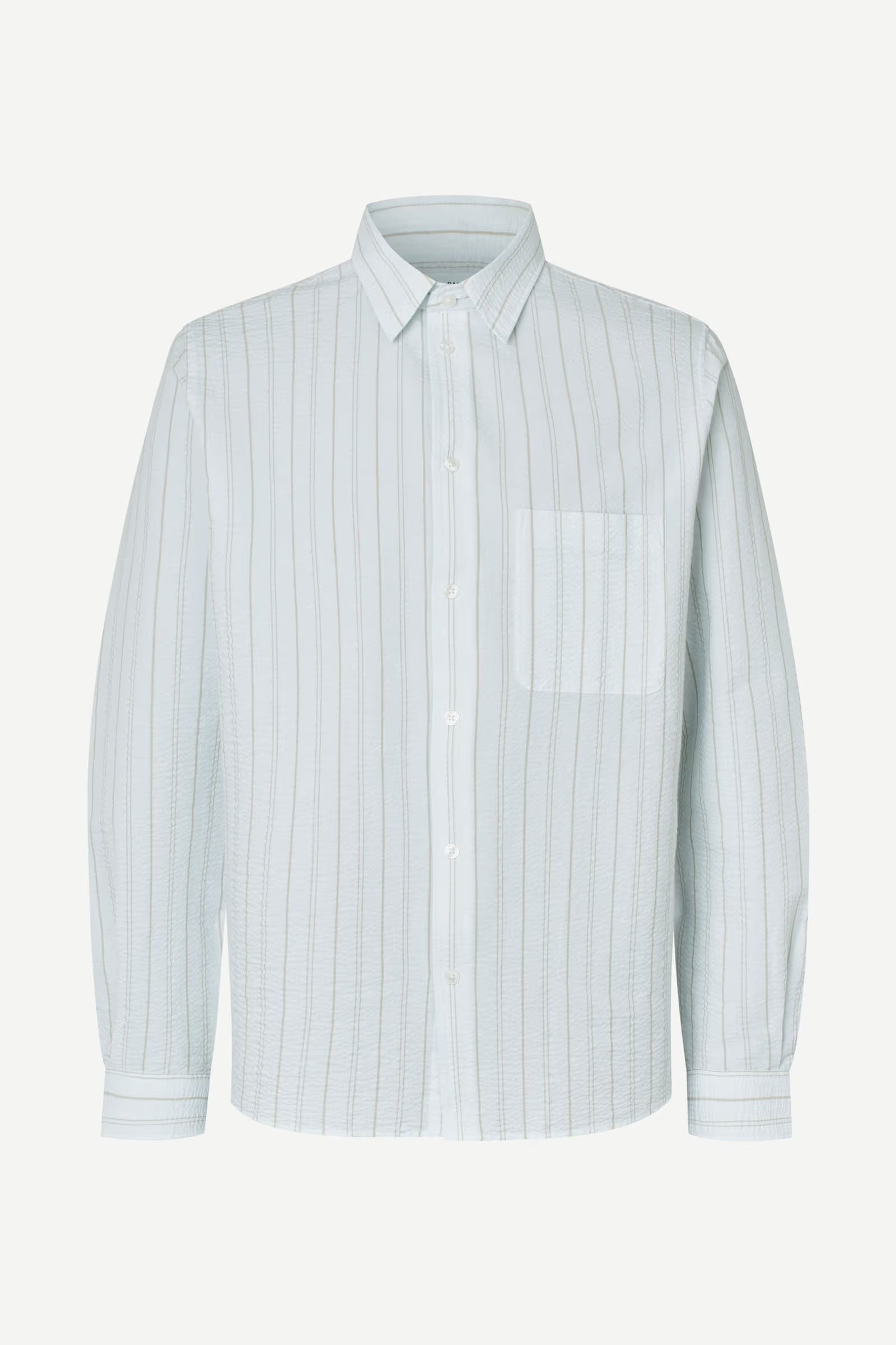 Saryan J Long Sleeve Shirt Skywriting Stripe