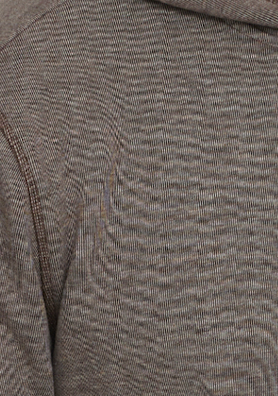 Newton Fleeced Hoodie Brown Heather