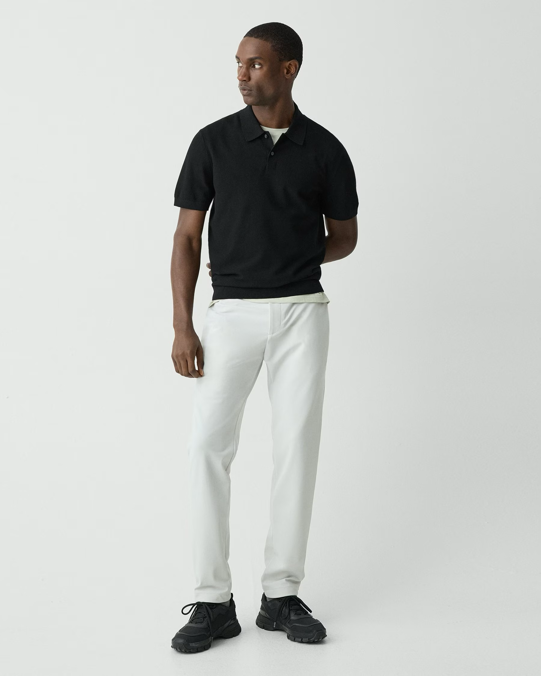 Goris Short Sleeve Polo Black