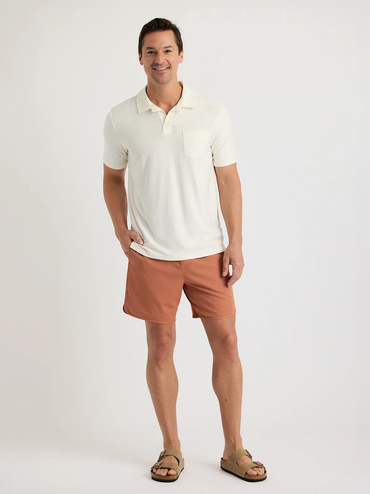 Bamboo Slub Polo II Sea Salt