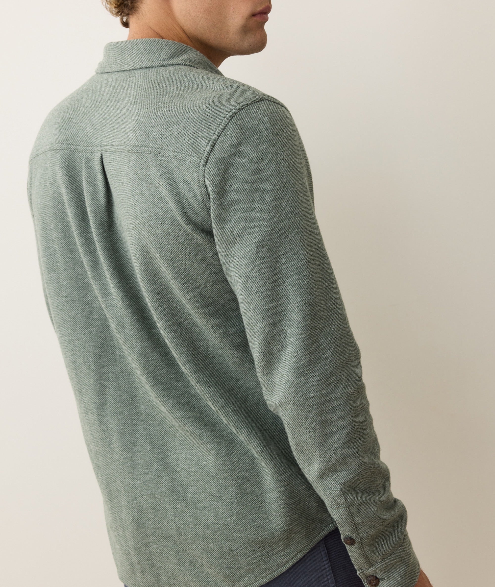 Pacifica Stretch Twill Overshirt Olive