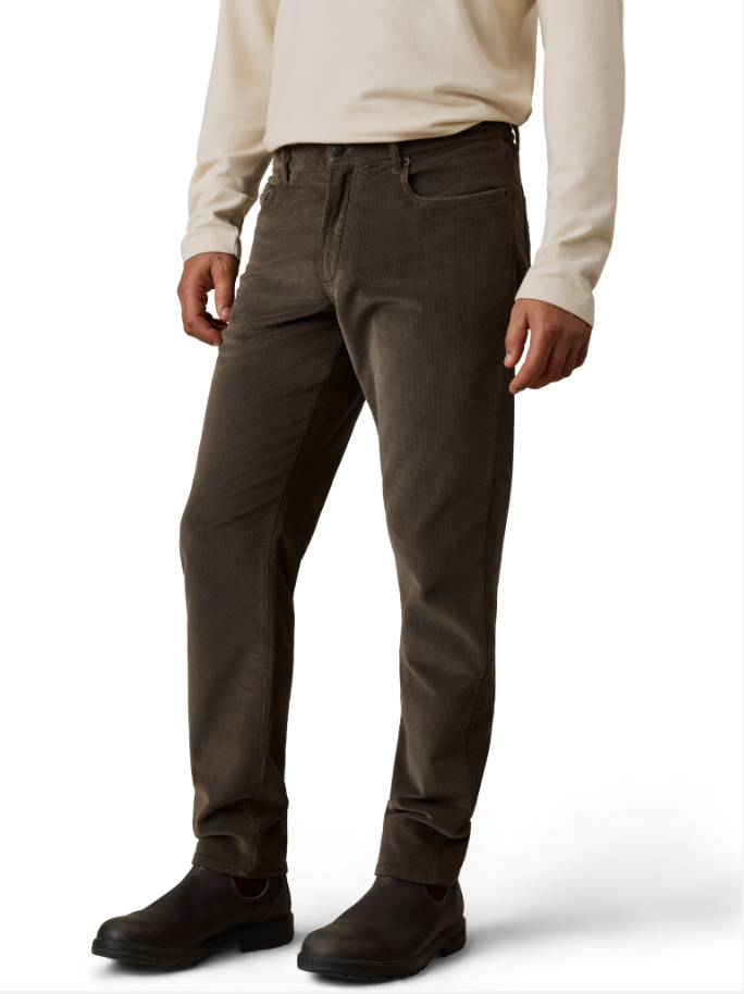 Stretch Terry Corduroy 5 Pocket Pant Coast Brown