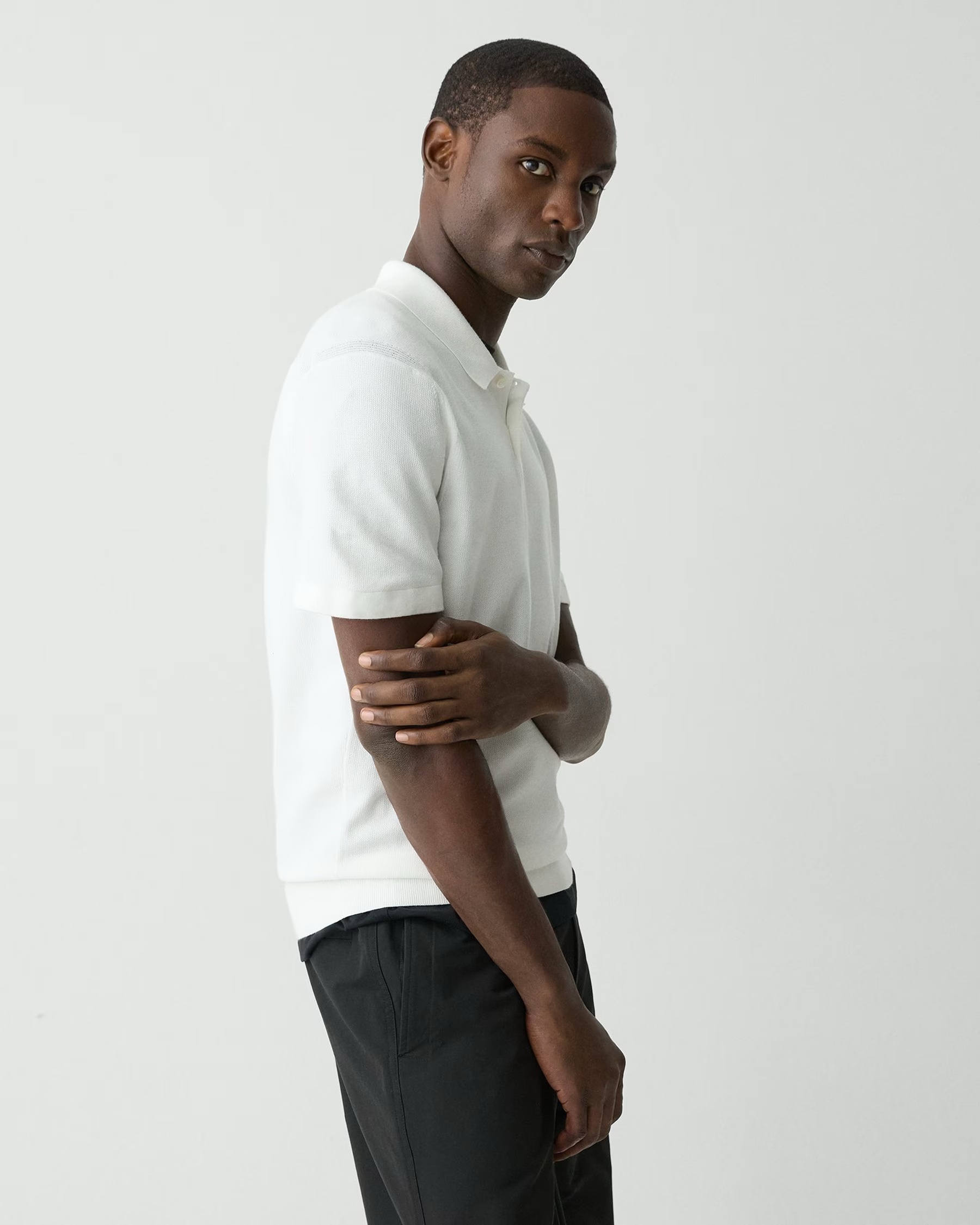 Goris Short Sleeve Polo White