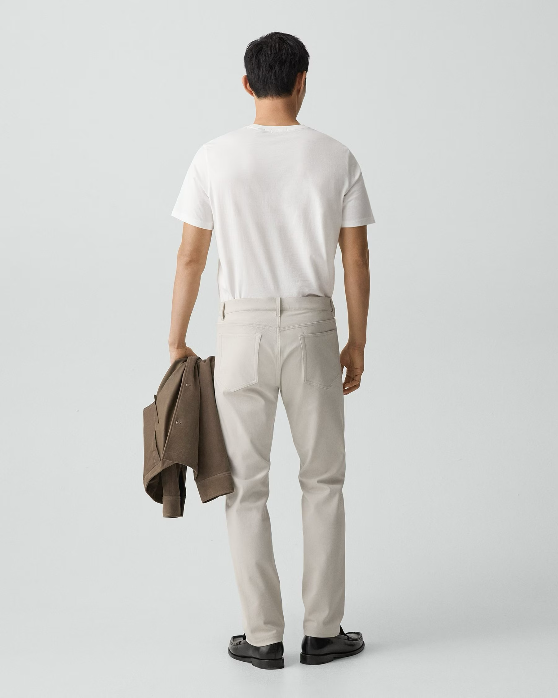 Raffi Pant in Neoteric Twill Silver Cloud