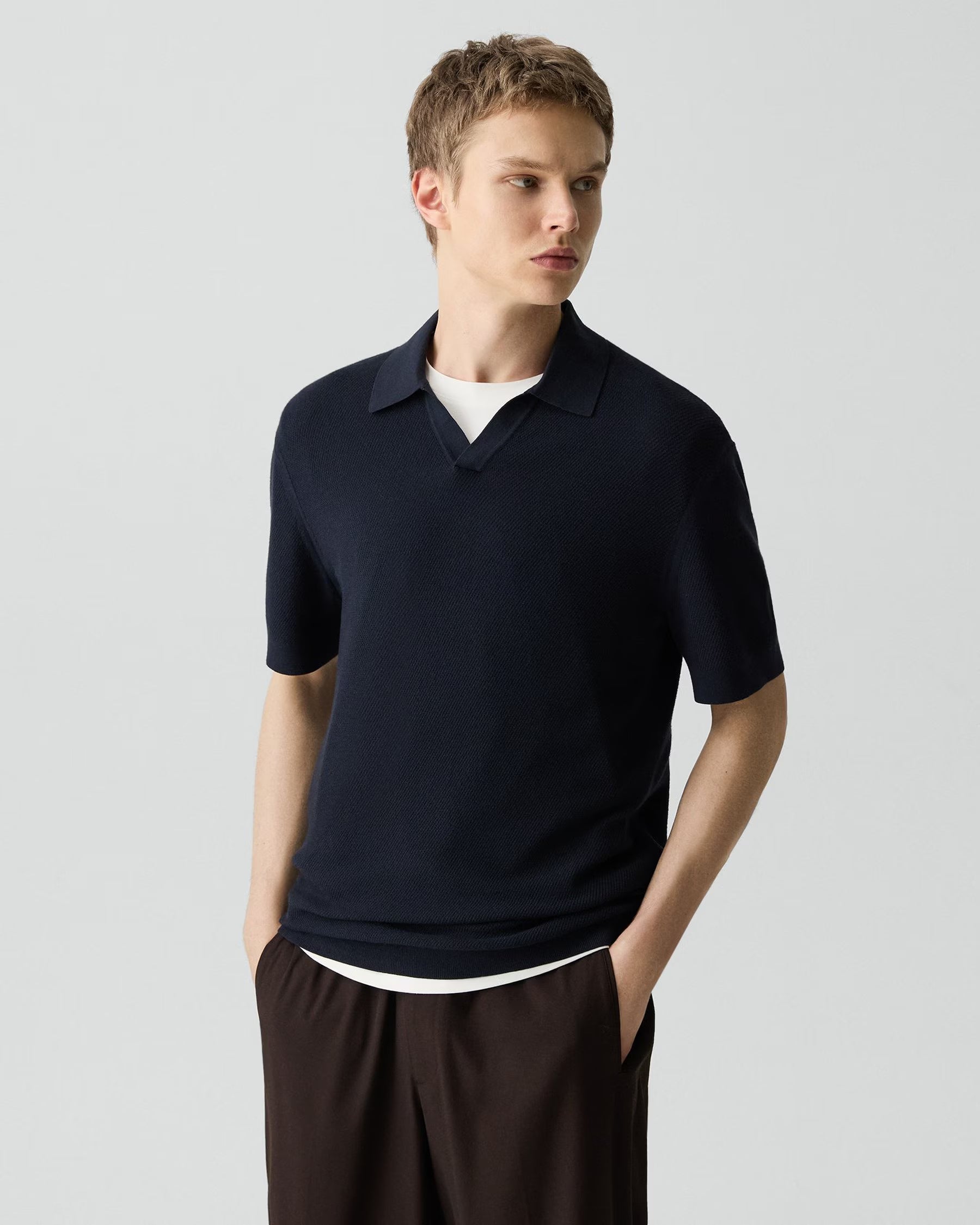 Brenan Polo in Light Bilen Dark Eclipse