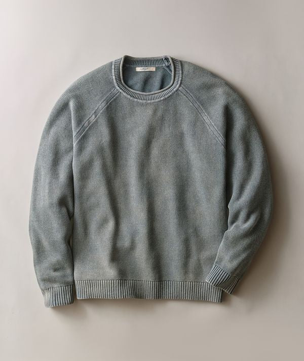 Garment Dyed Roll Neck Sweater Mood Indigo