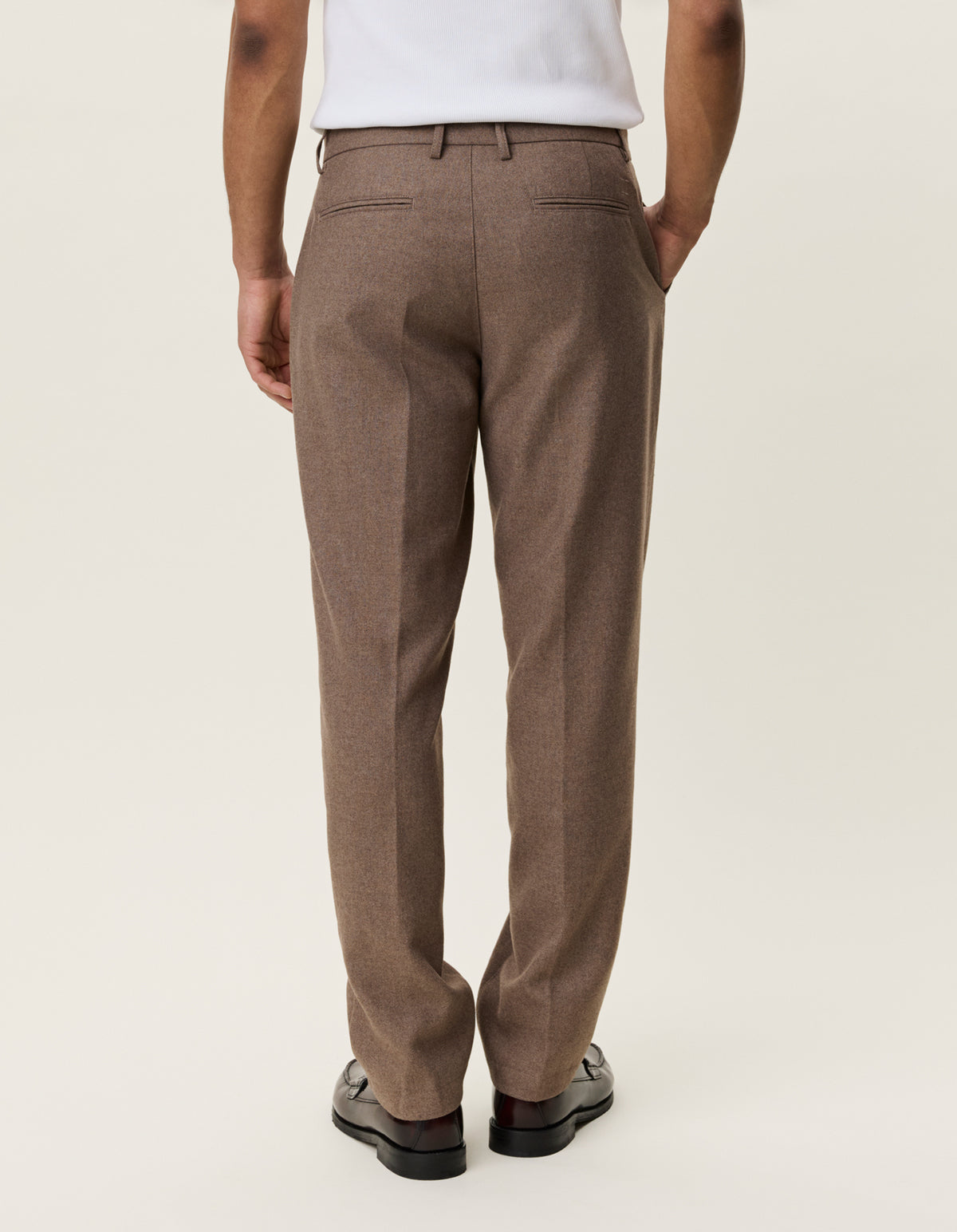 Wool Reg Suit Pants Caribou