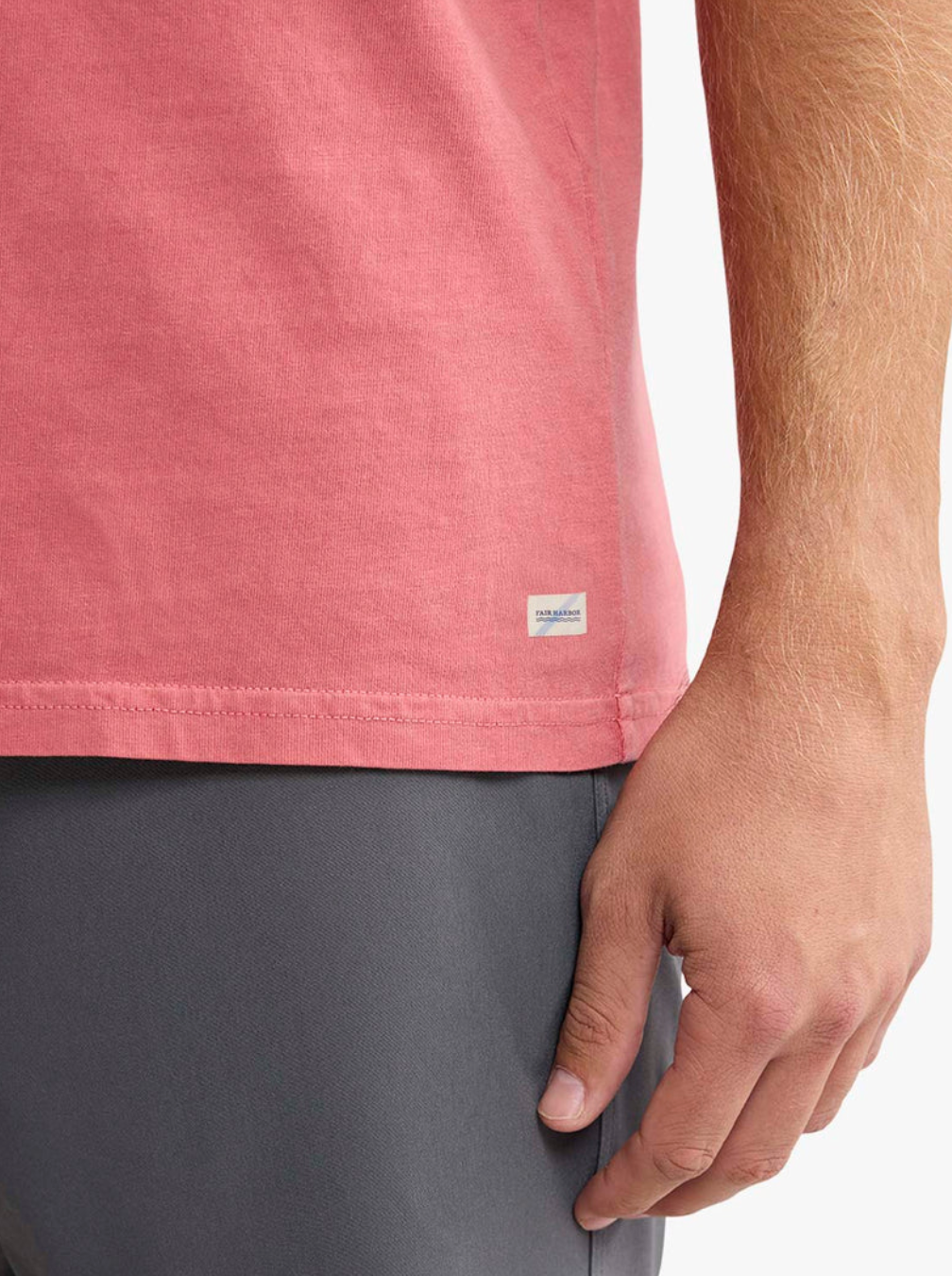 The Saltaire Tee Washed Red