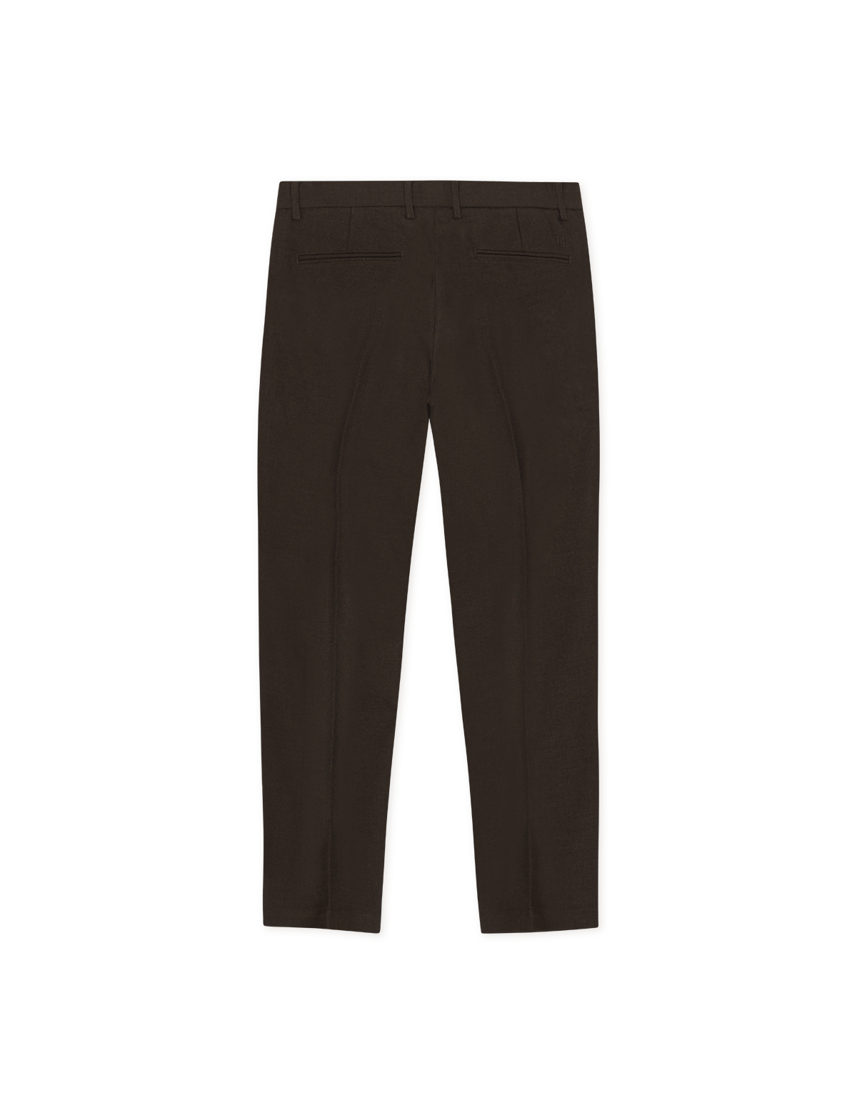 Brushed Twill Reg Suit Pants Molé Brown