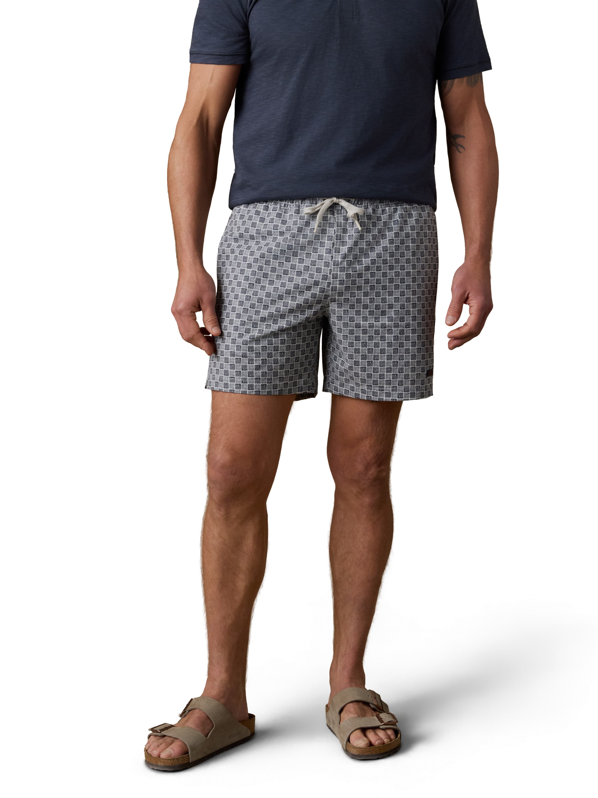 All Day Swim Trunk Graphite Shell Bricks