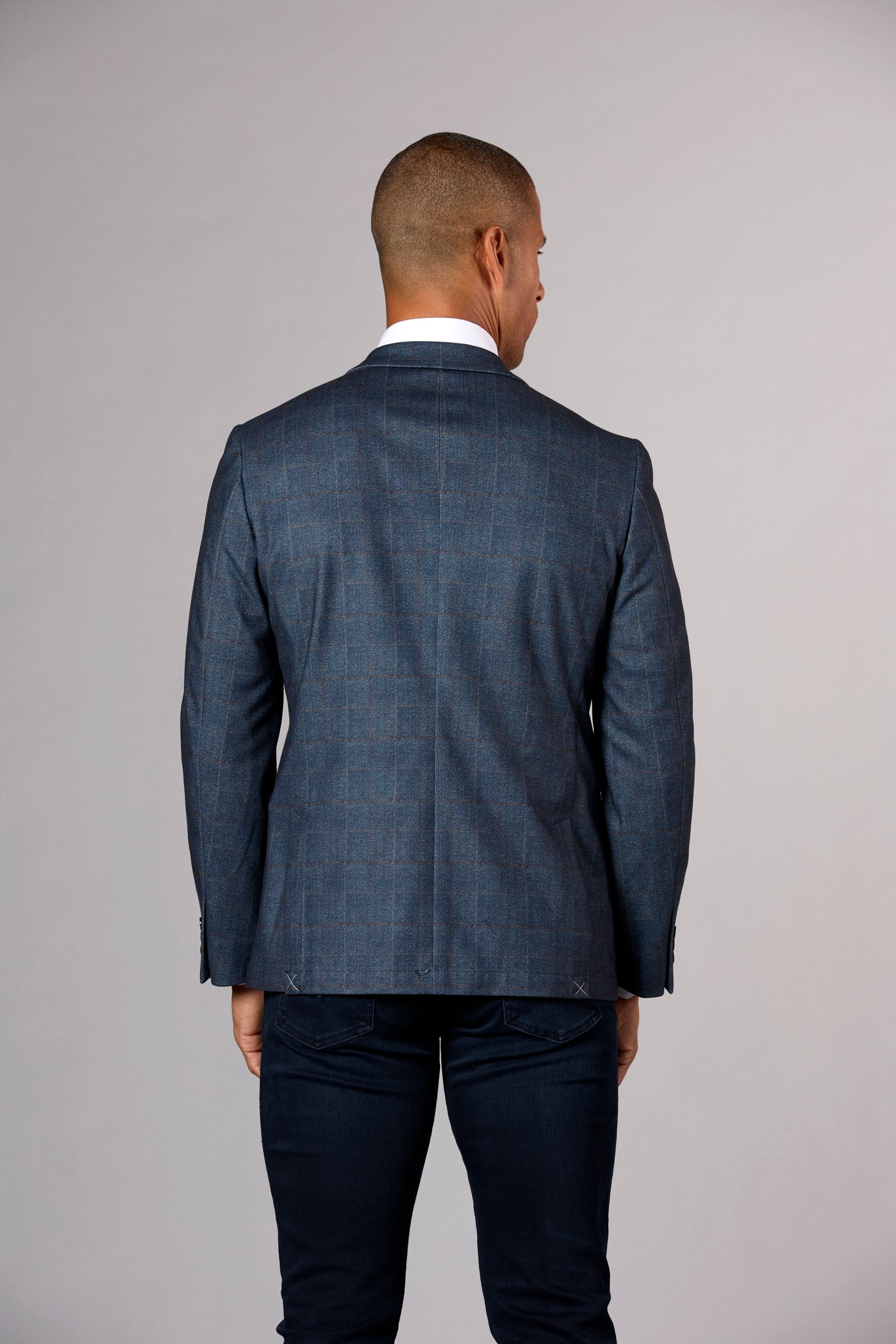 Balia Plaid Jacket Blue