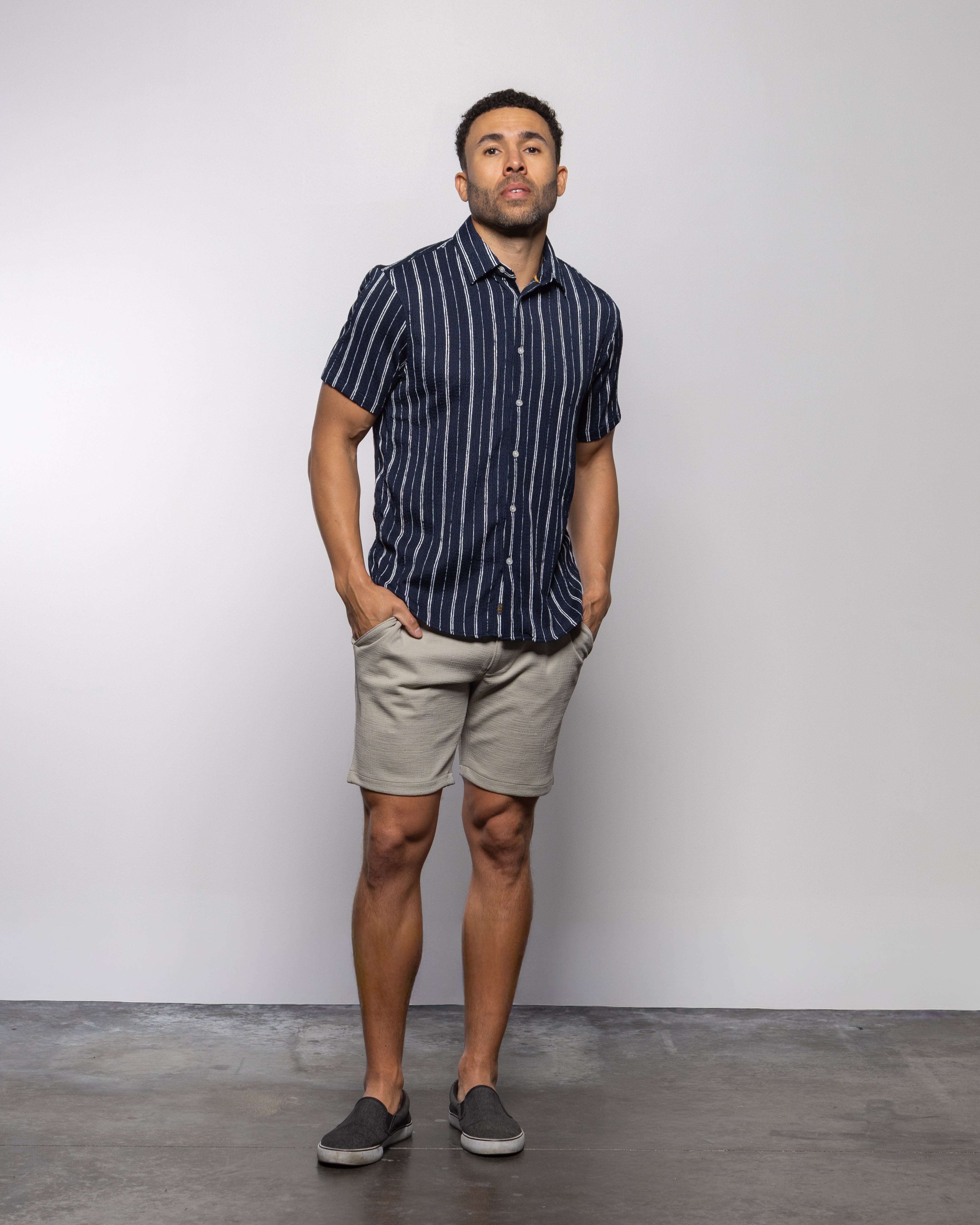 Bali Short Sleeve Shirt Indigo Night