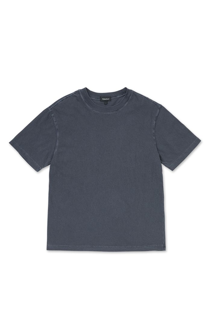 Relaxed Short Sleeve Tee Blue Steel