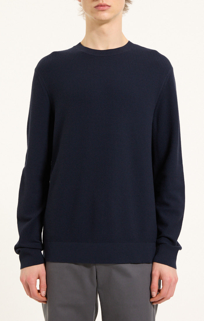 Riland Crewneck in Light Bilen Baltic