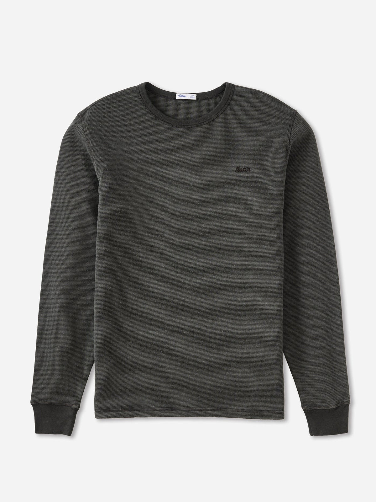Therman Thermal Tee Black Vintage Wash