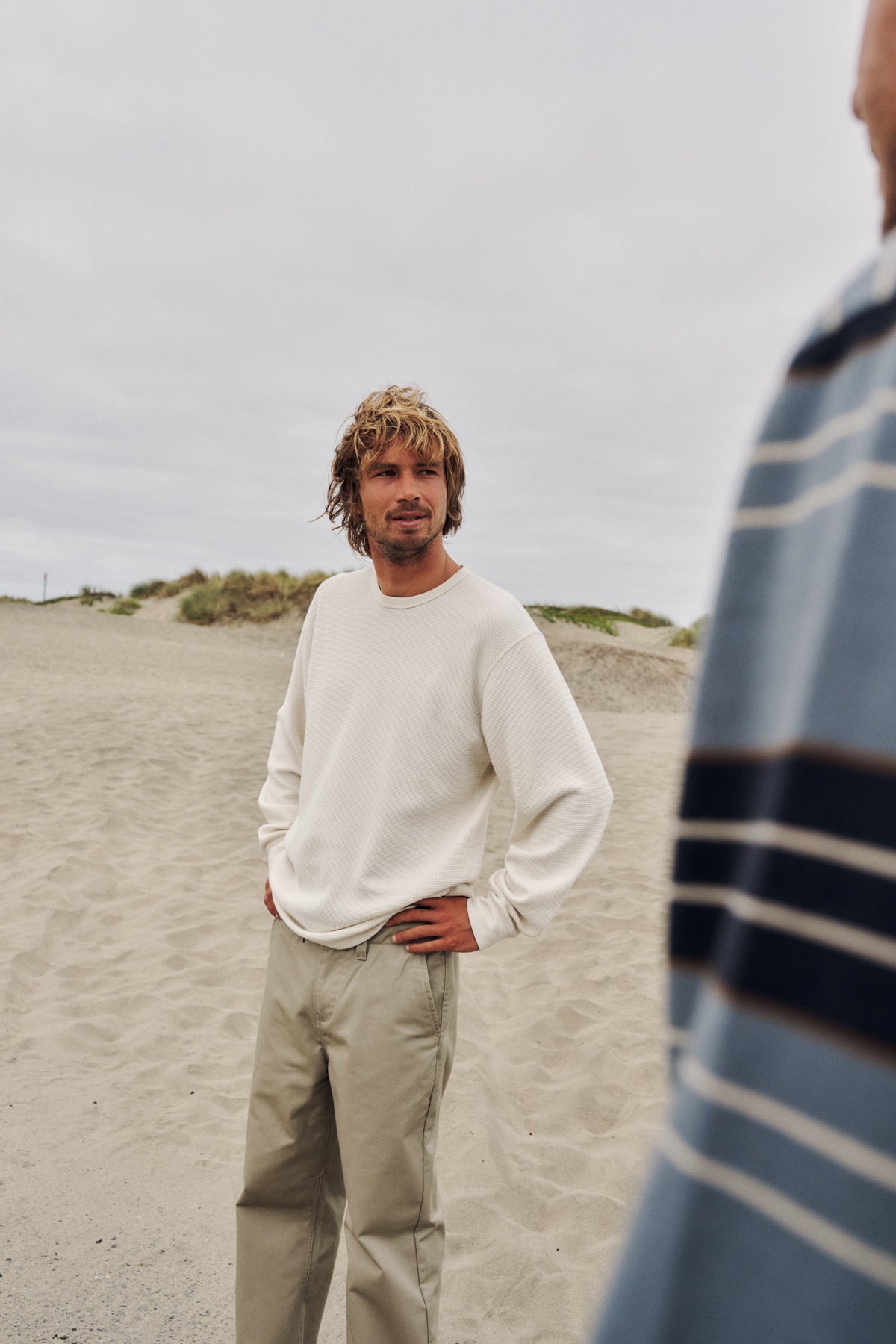 Therman Thermal Tee Vintage White