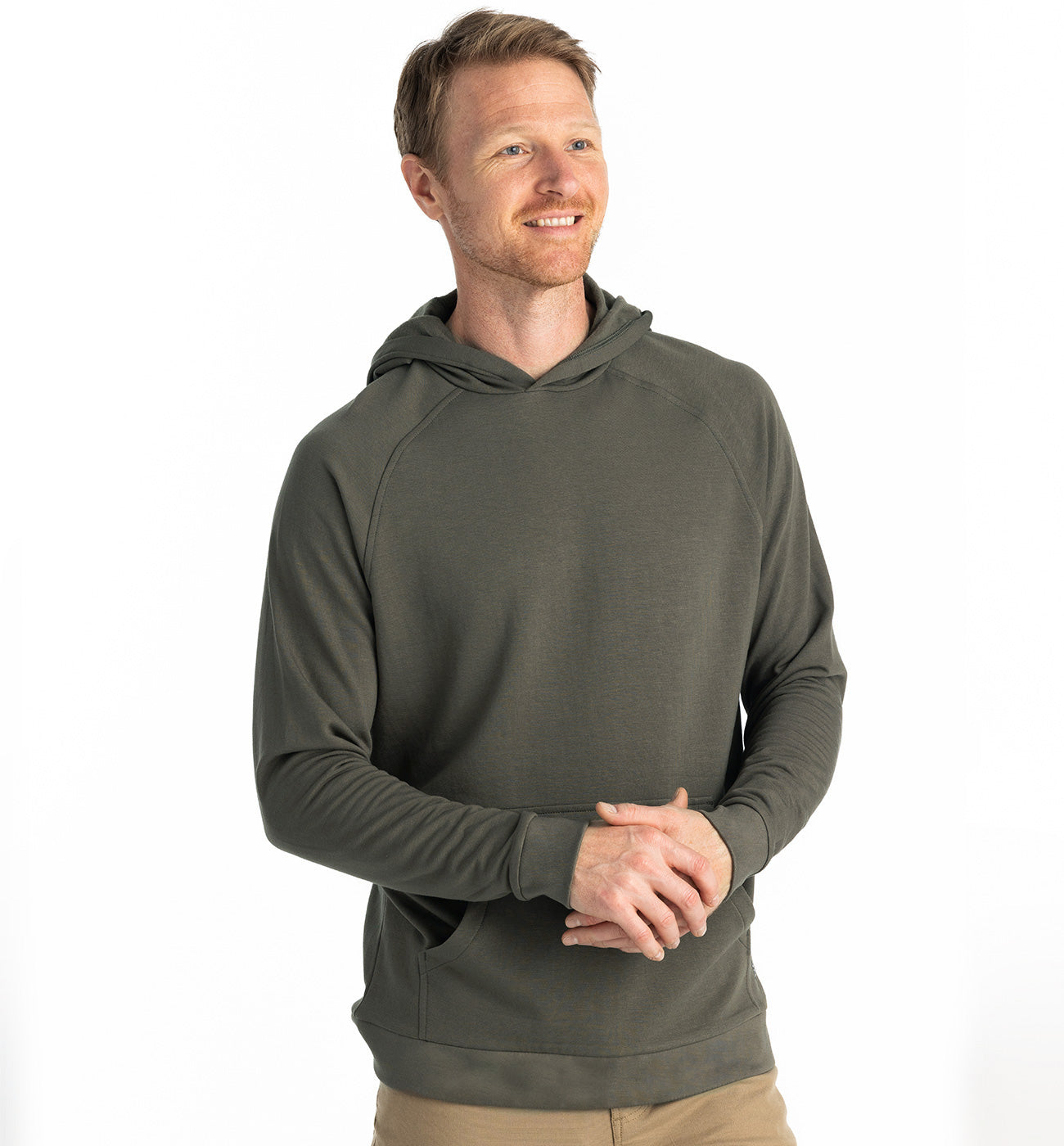 Bamboo Fleece Hoodie in Fatigue