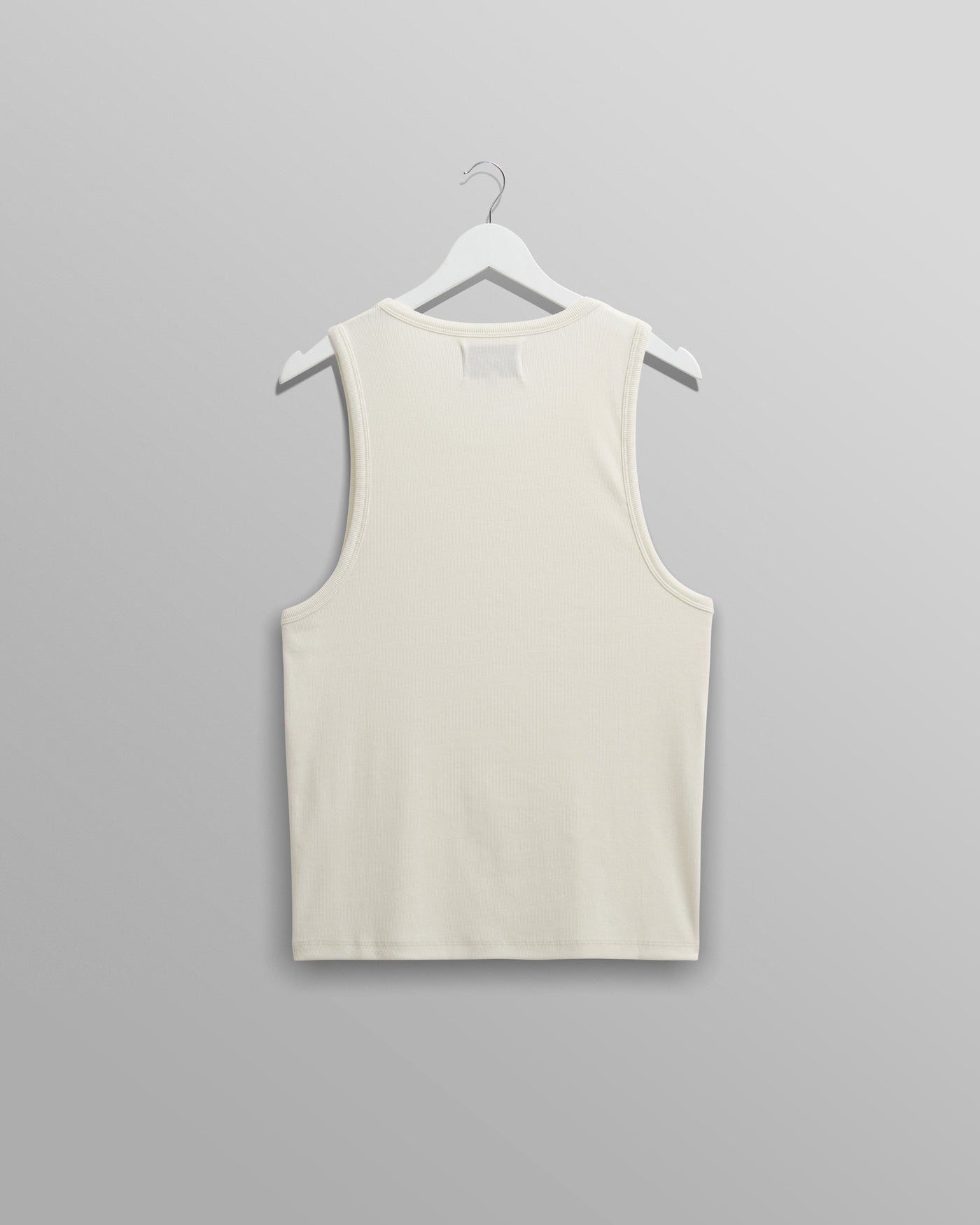 Montague Rib Knit Tank Ecru