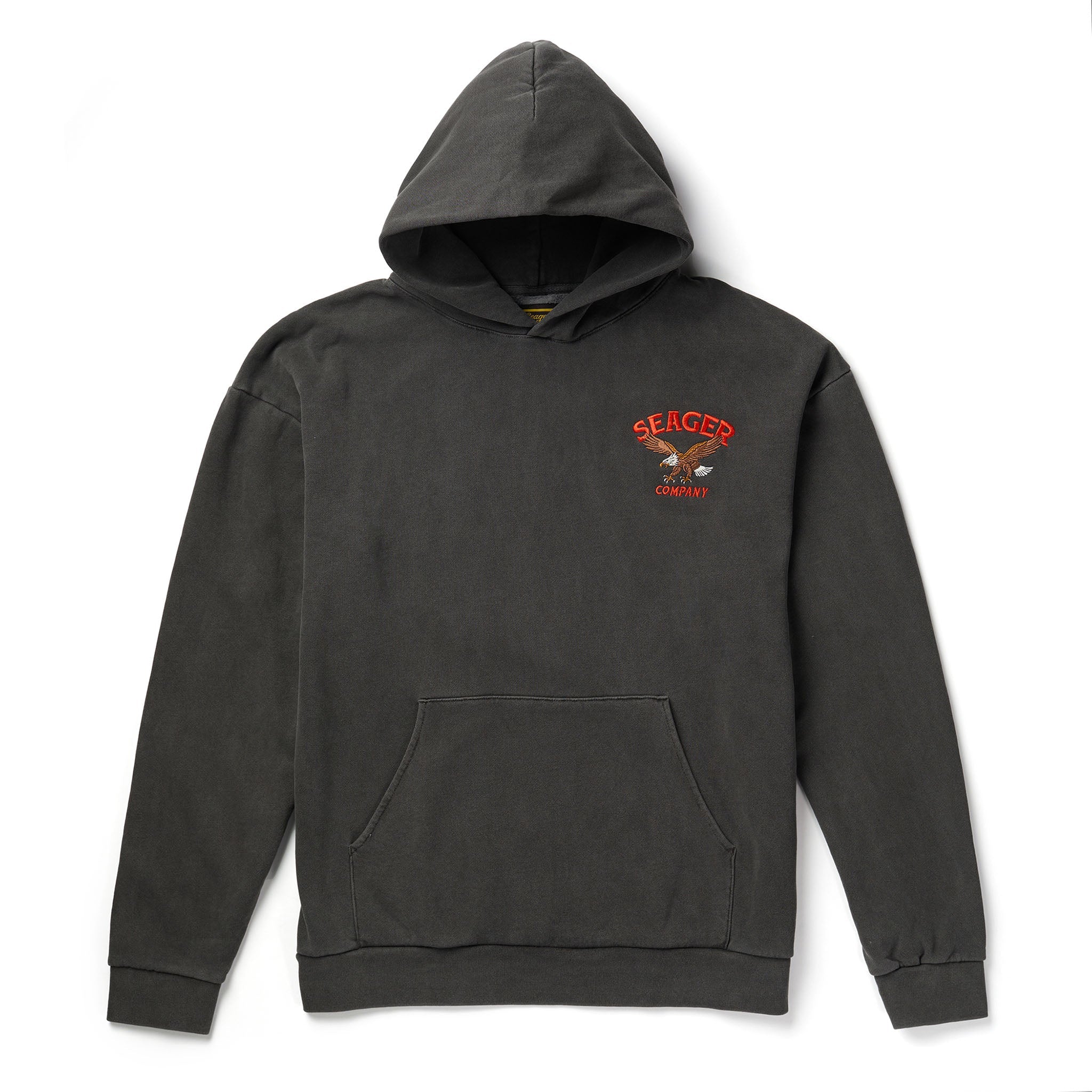 Bradley Heavyweight Hoodie in Pigment Black