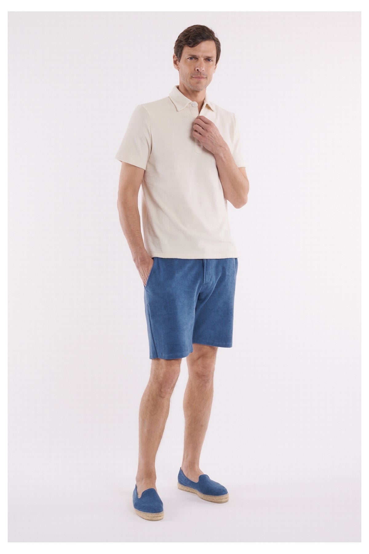 Vincenzo Terry Chino Short Navy