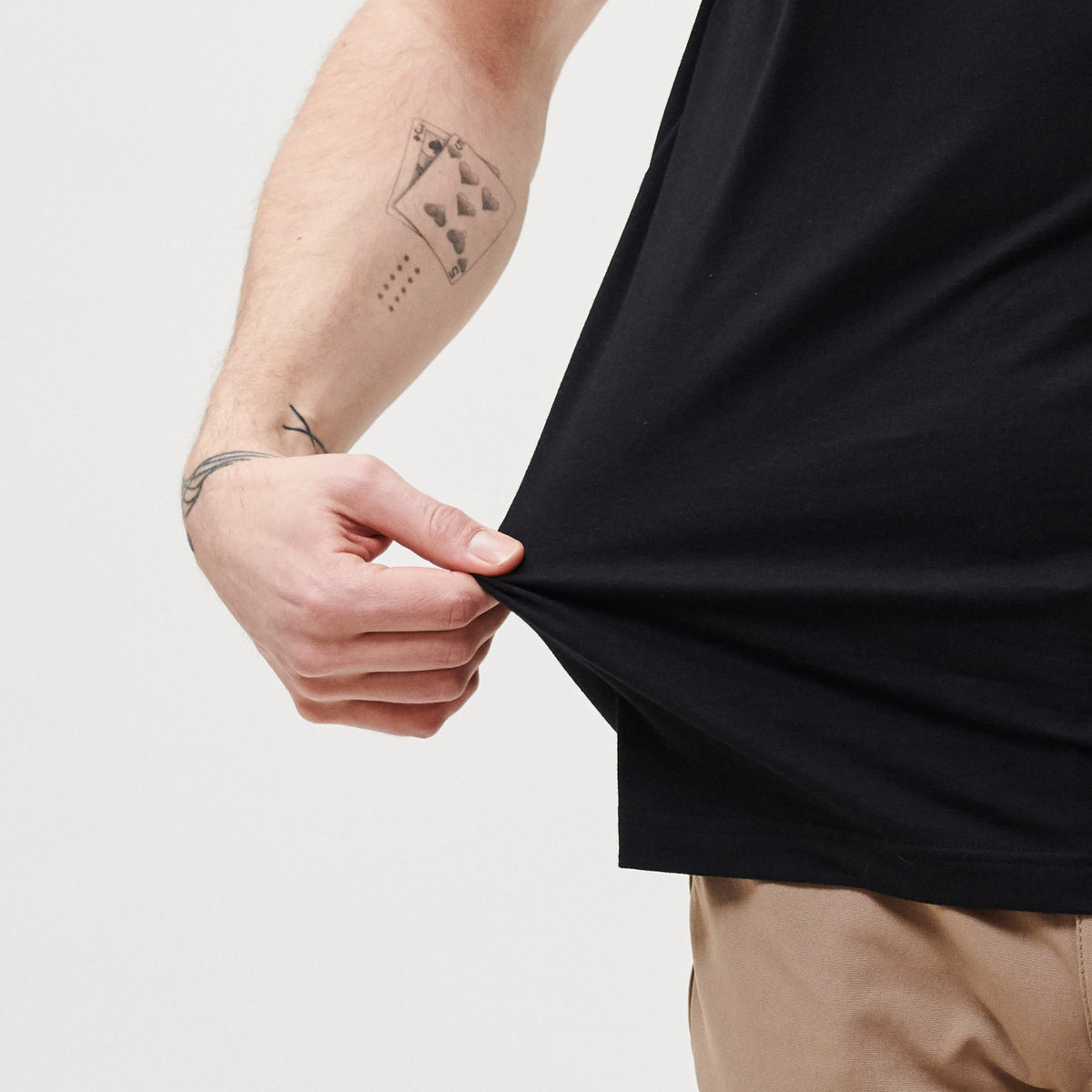 X Cotton Tee Black