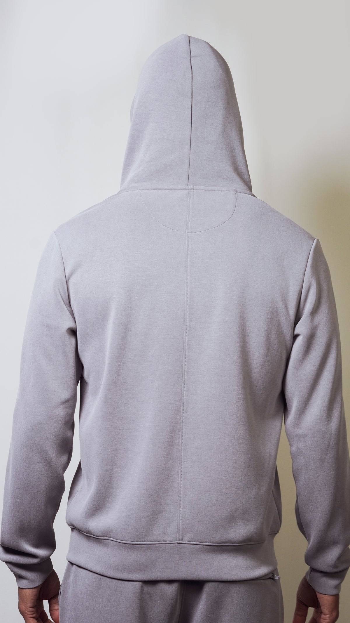 Later On Full-Zip Hoodie Concrete