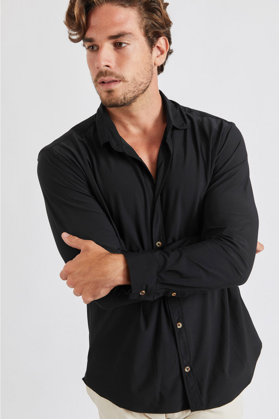 Alain Baiablue Shirt Black