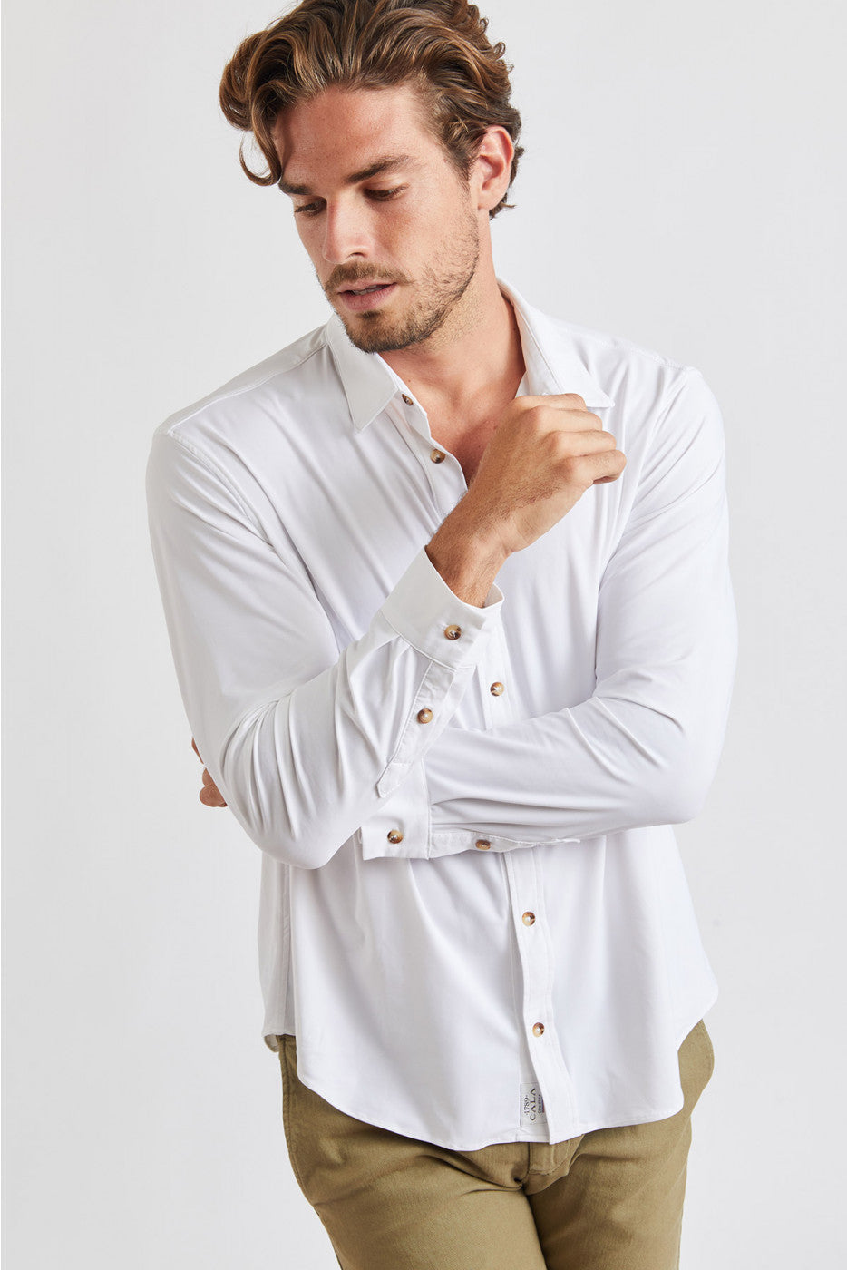 Alain Baiablue Shirt White