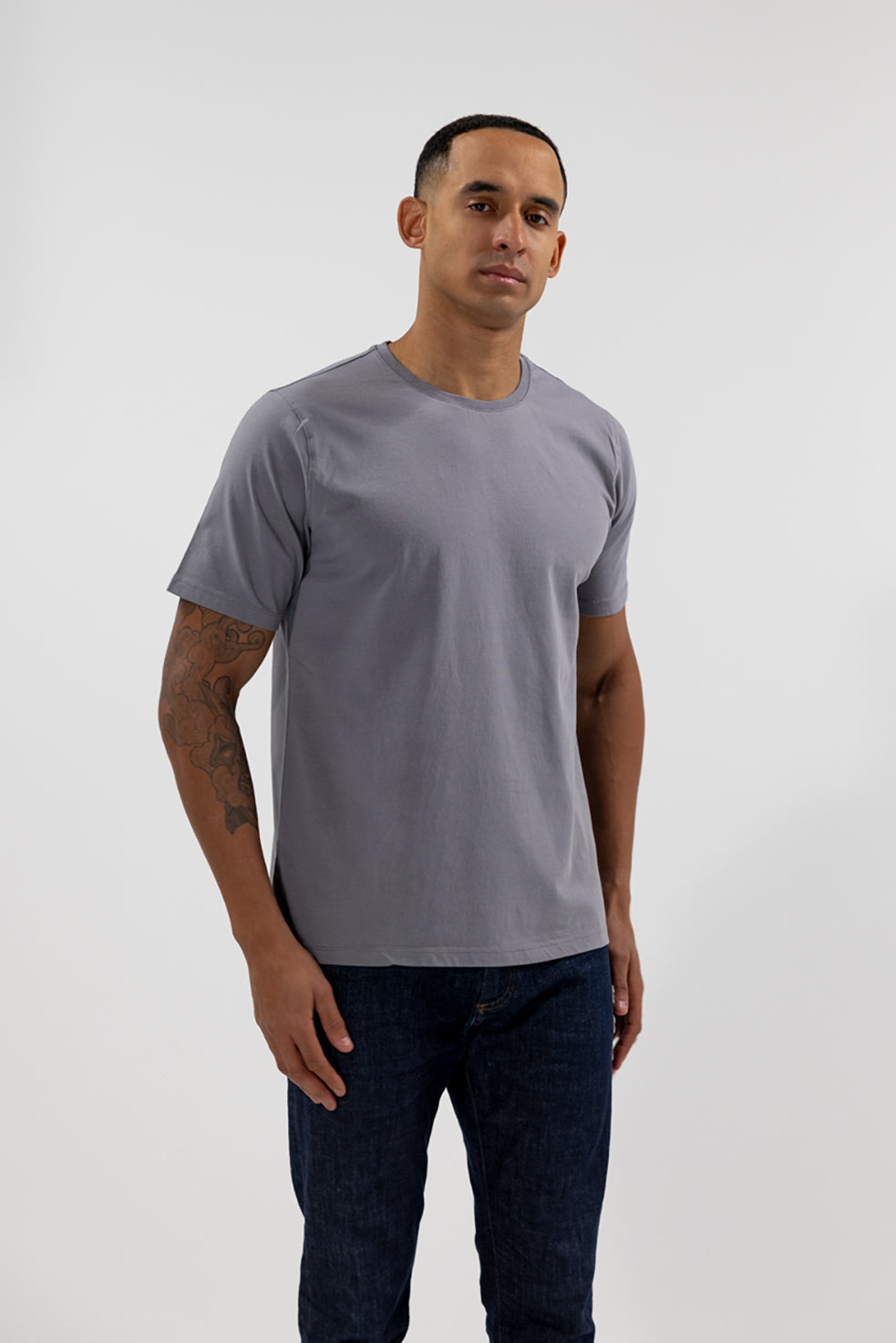 Crewneck Short Sleeve T-Shirt Slate