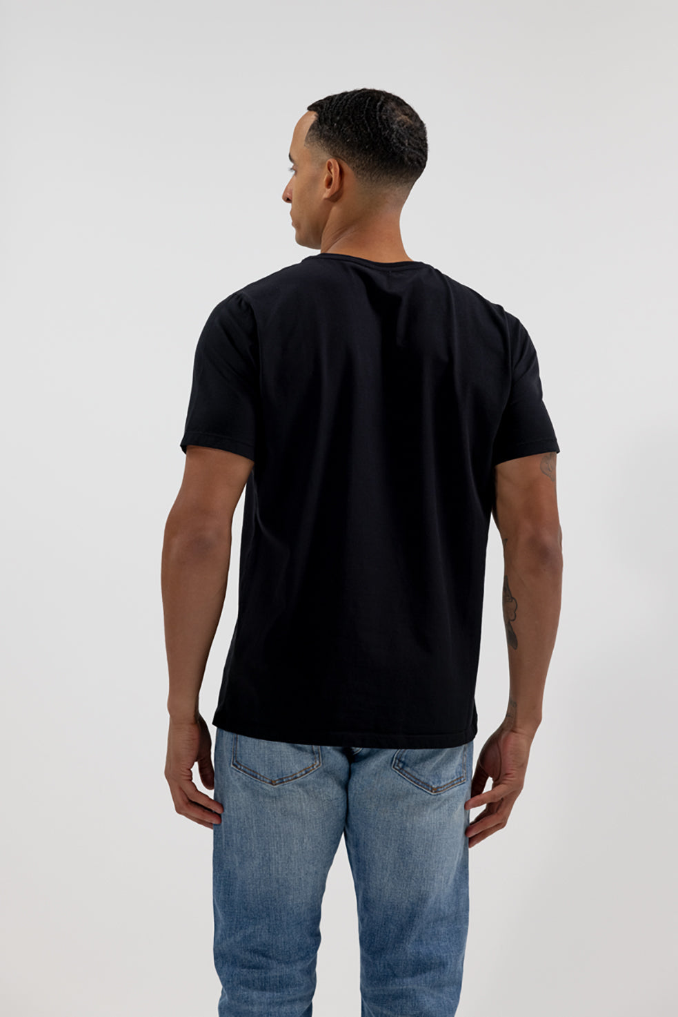 Crewneck Short Sleeve T-Shirt Black