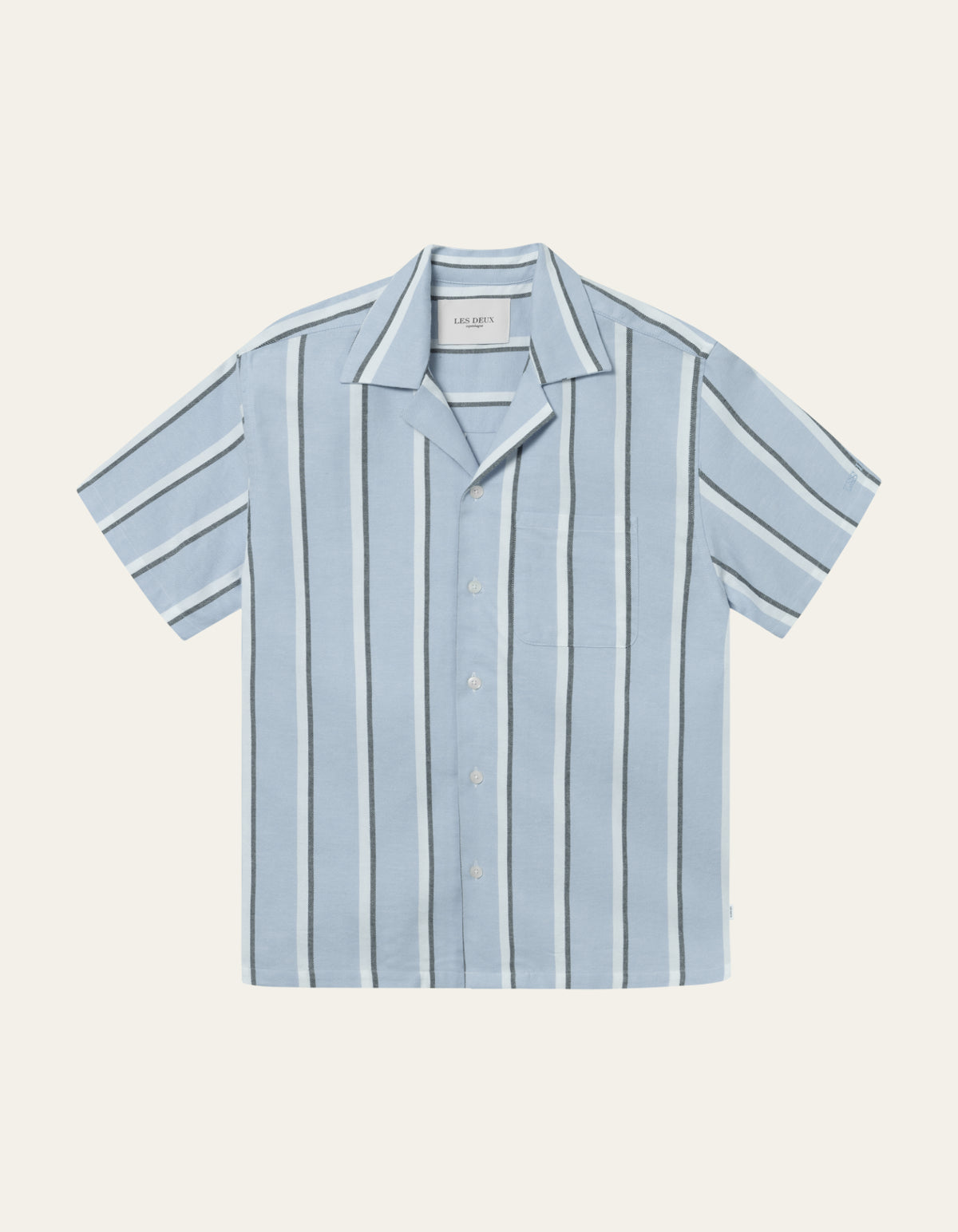 Lawson Stripe Shirt Summer Sky/White