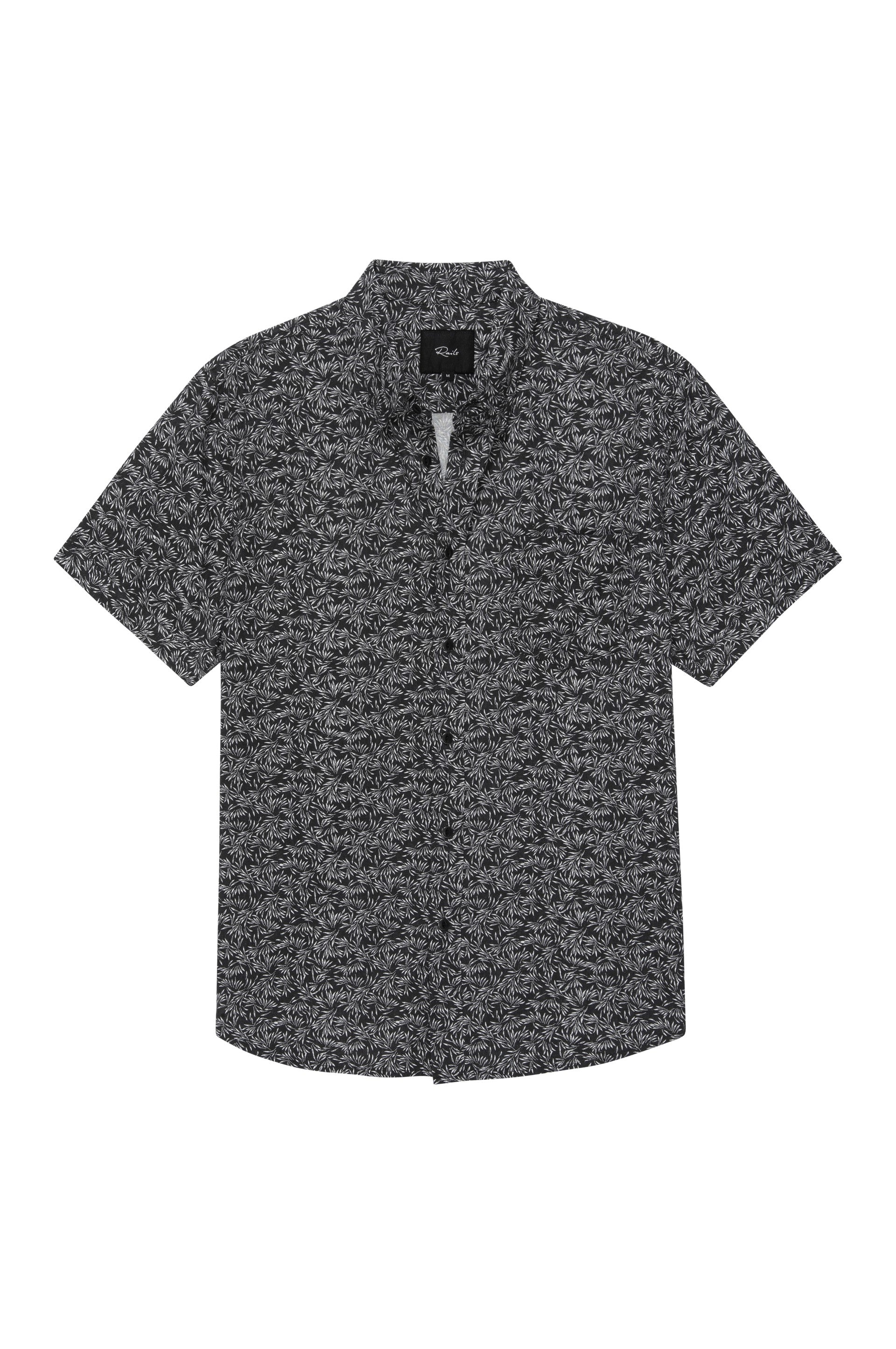 Carson Printed Short Sleeve Button Shirt - Crop Circle Crop Circle