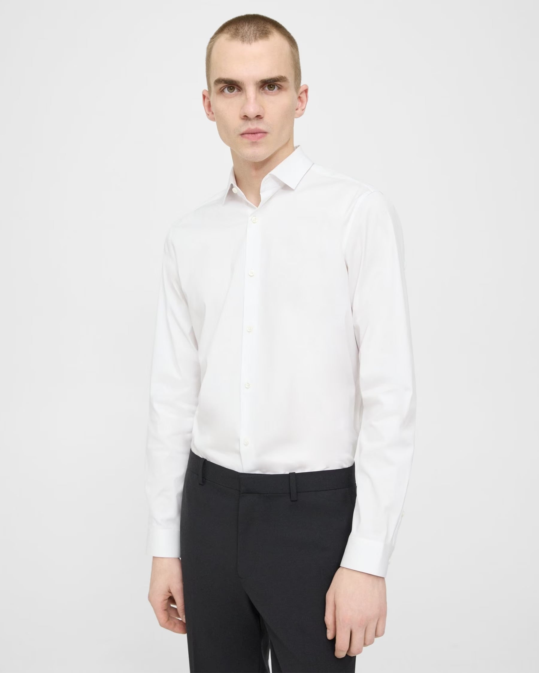 Sylvain Wealth Long Sleeve Shirt White