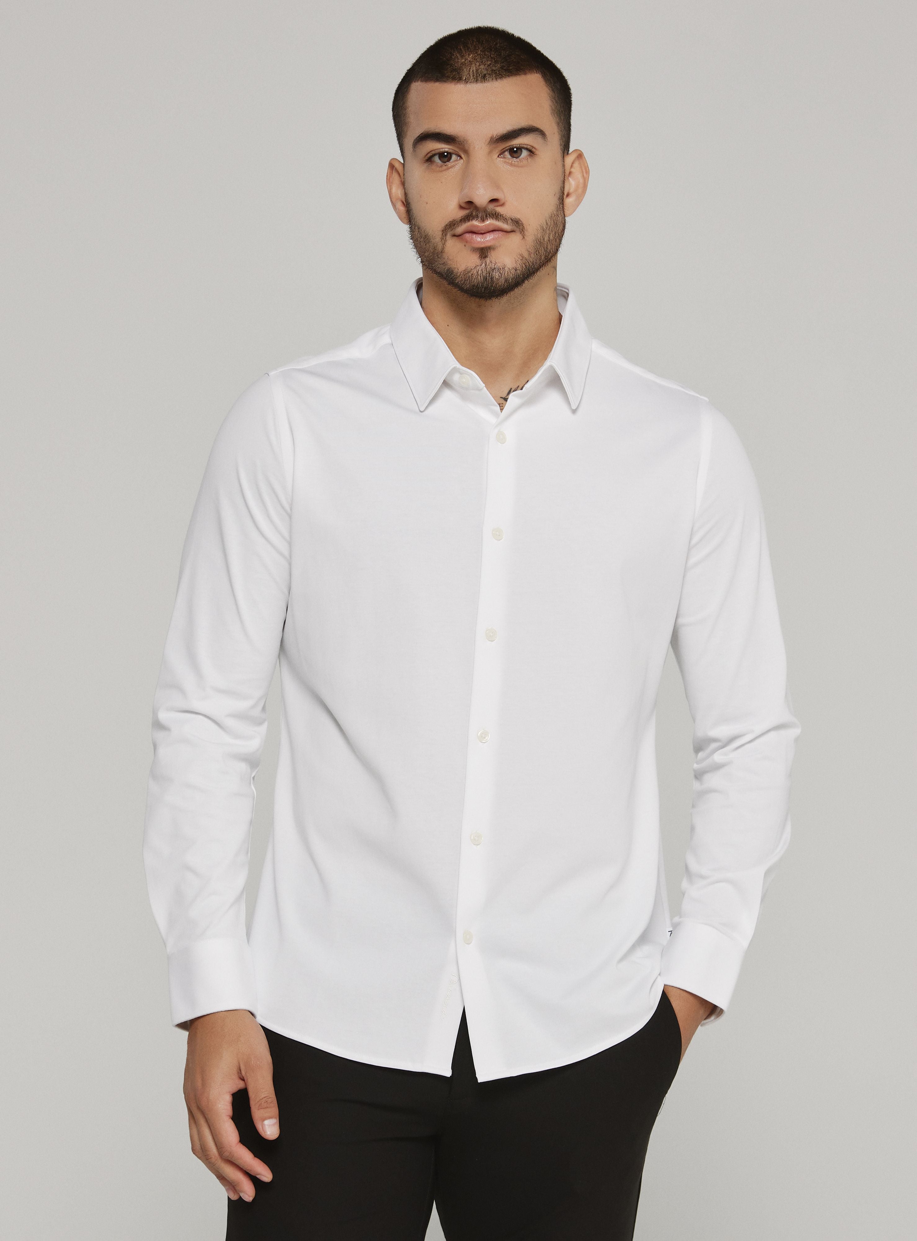 Girona Long Sleeve Shirt White
