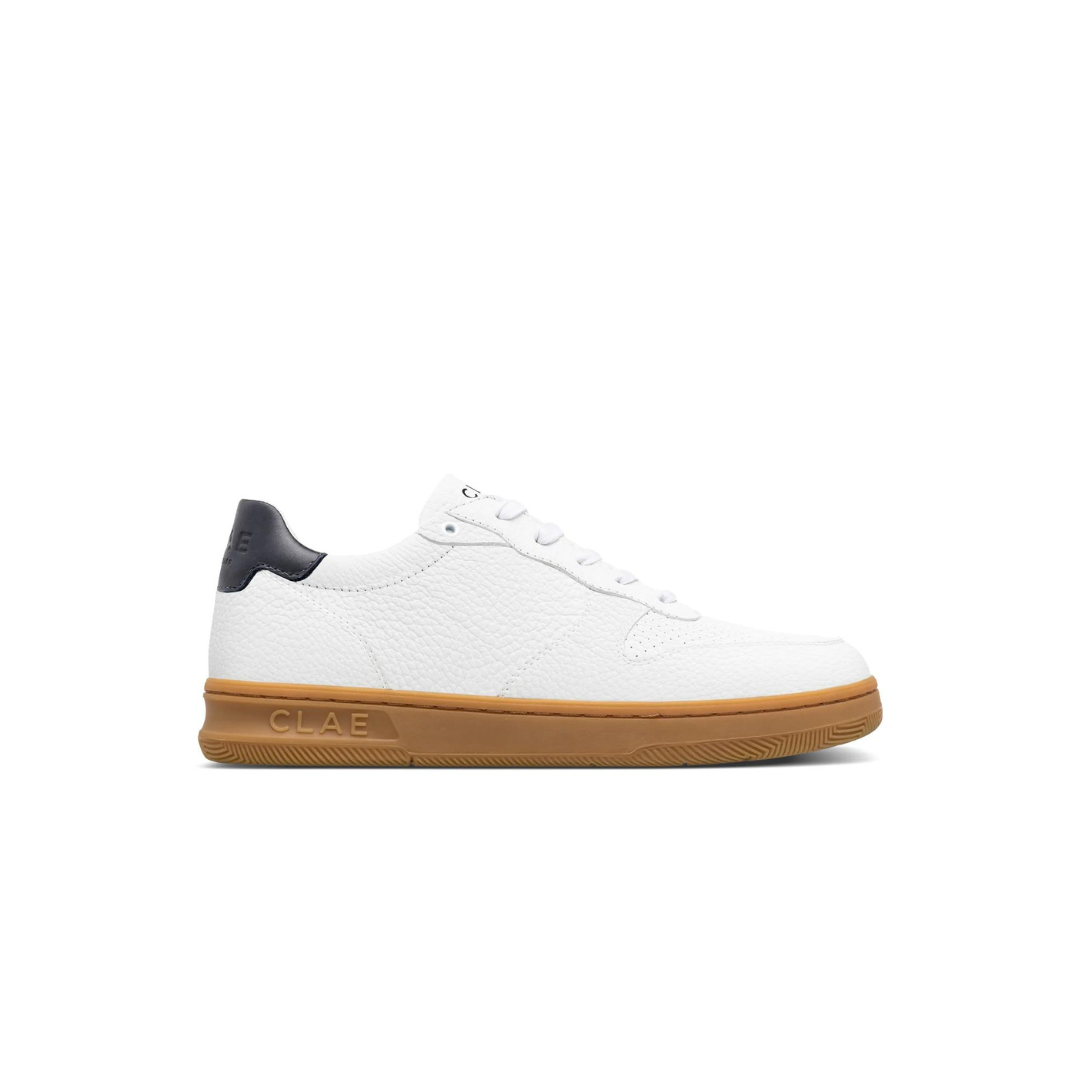 Malone Leather Sneaker White Navy/Light Gum