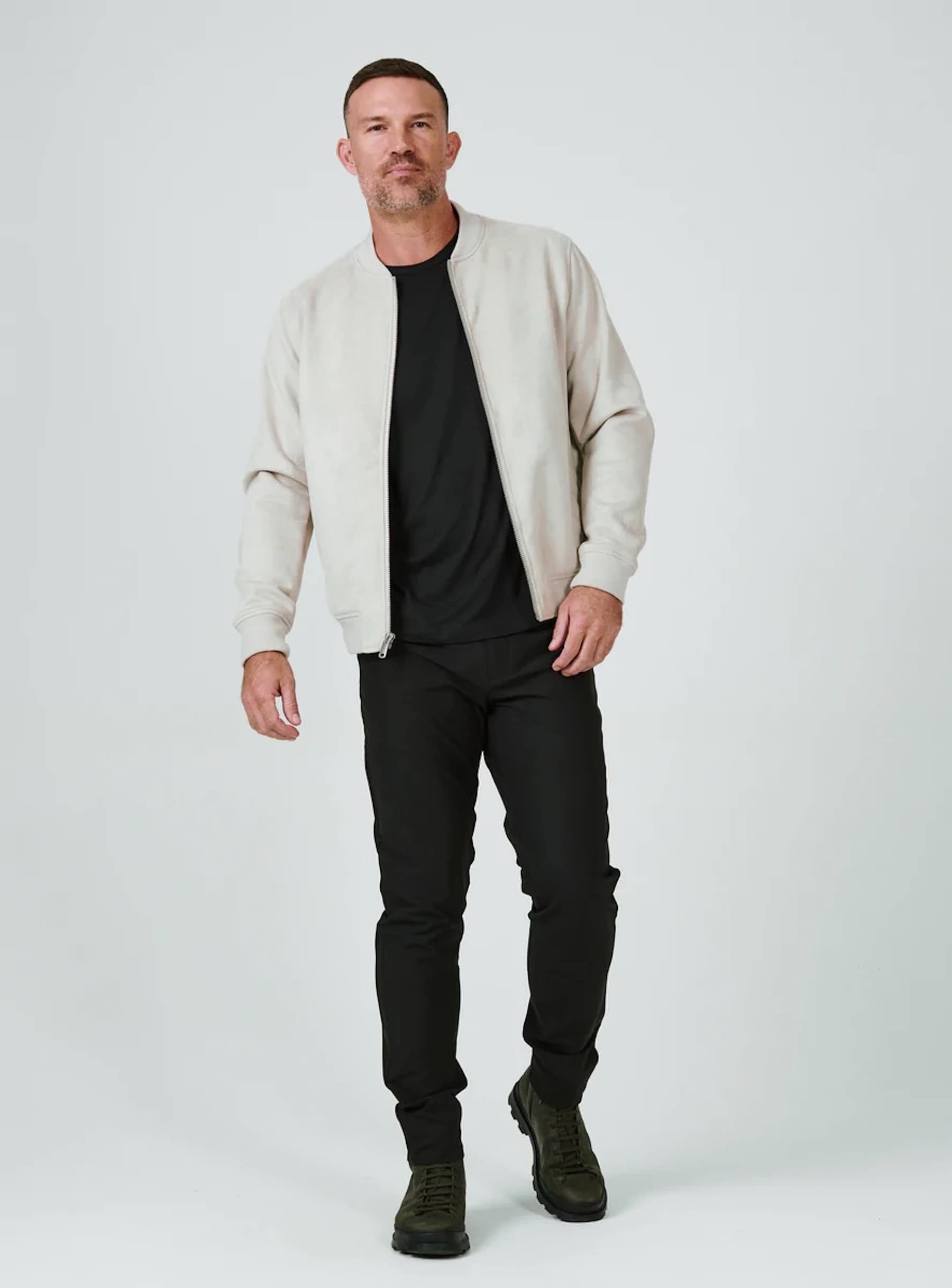 Vegan suede sale bomber jacket