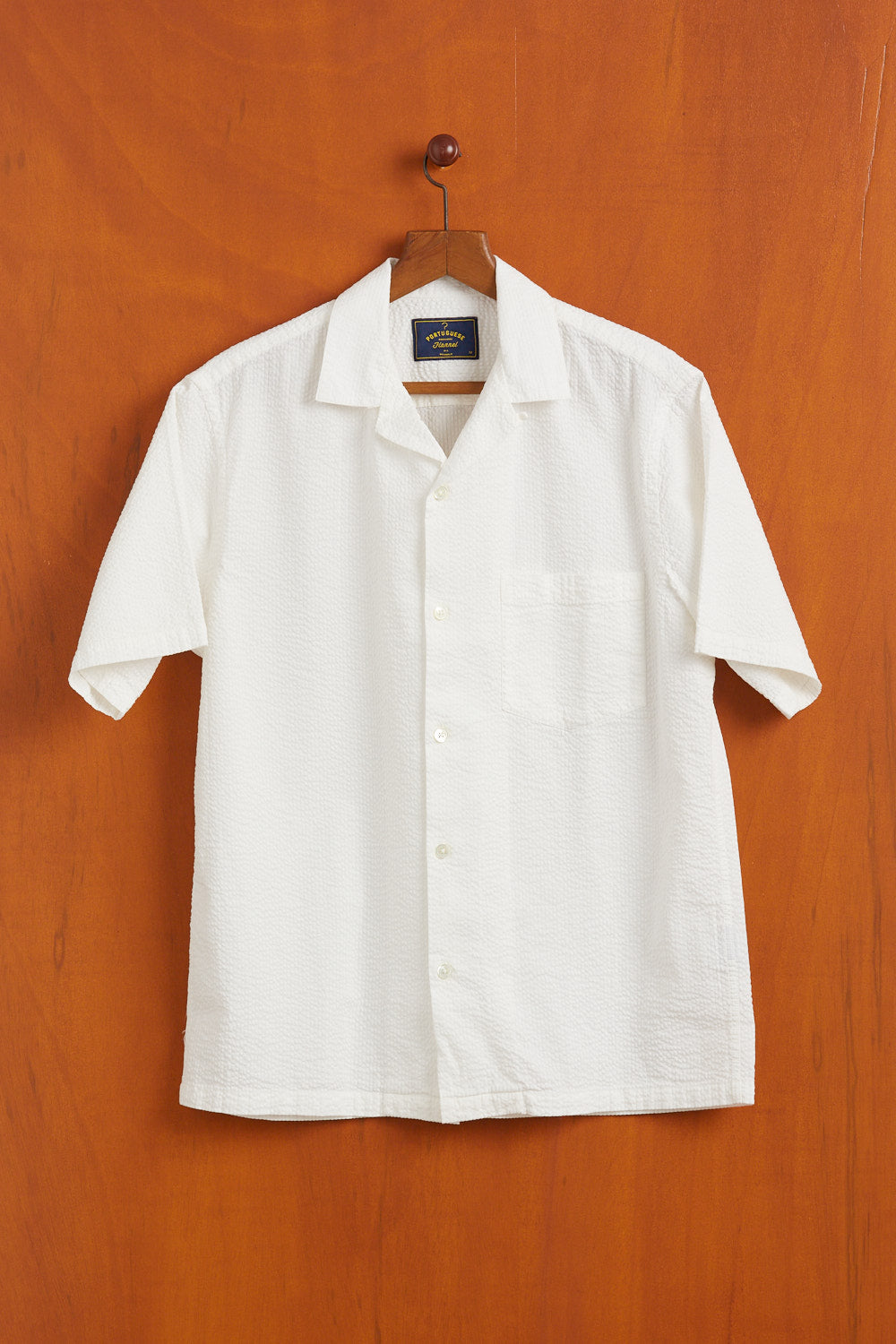 Atlantico Camp Collar Shirt White