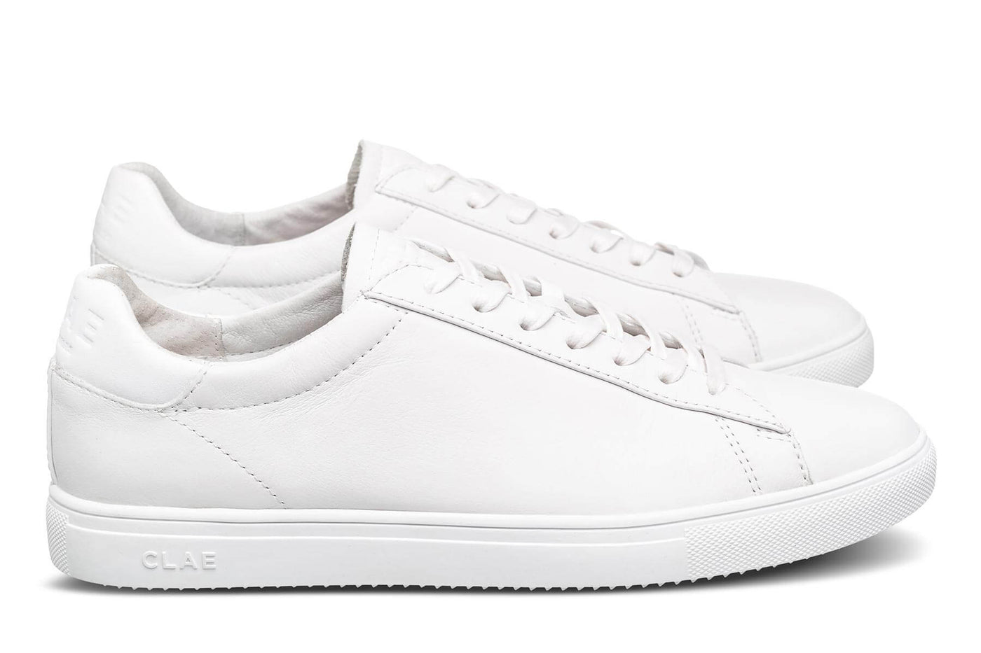 Bradley Essentials Leather Sneaker Triple White Leather