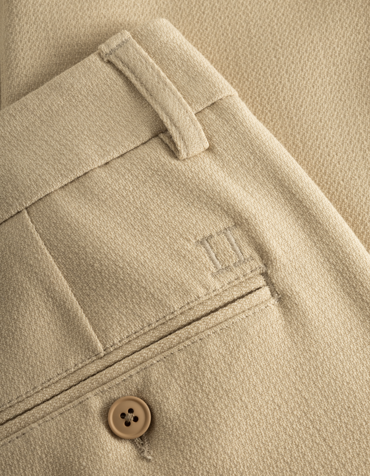 Como Structure Suit Pants Light Desert Sand