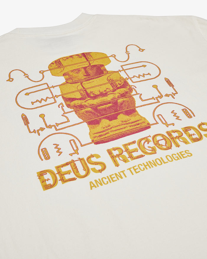 Ancient Tech T Shirt Vintage White
