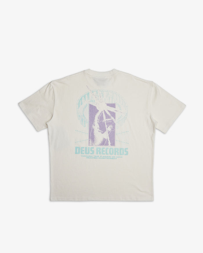 Time And Sound Tee Vintage White