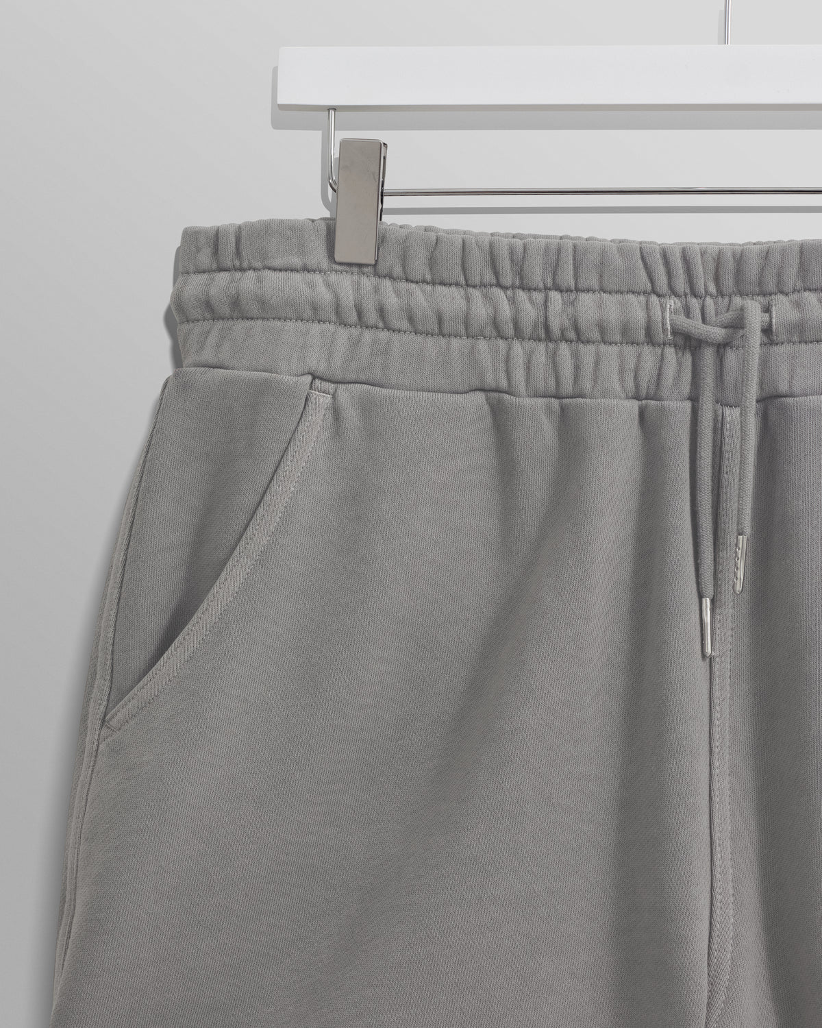 Dudley Sweat Short Grey Loopback Terry