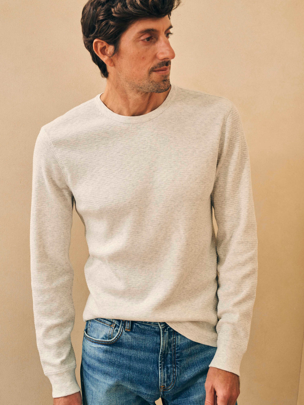 Thermal Surplus Crew Light Dove Heather