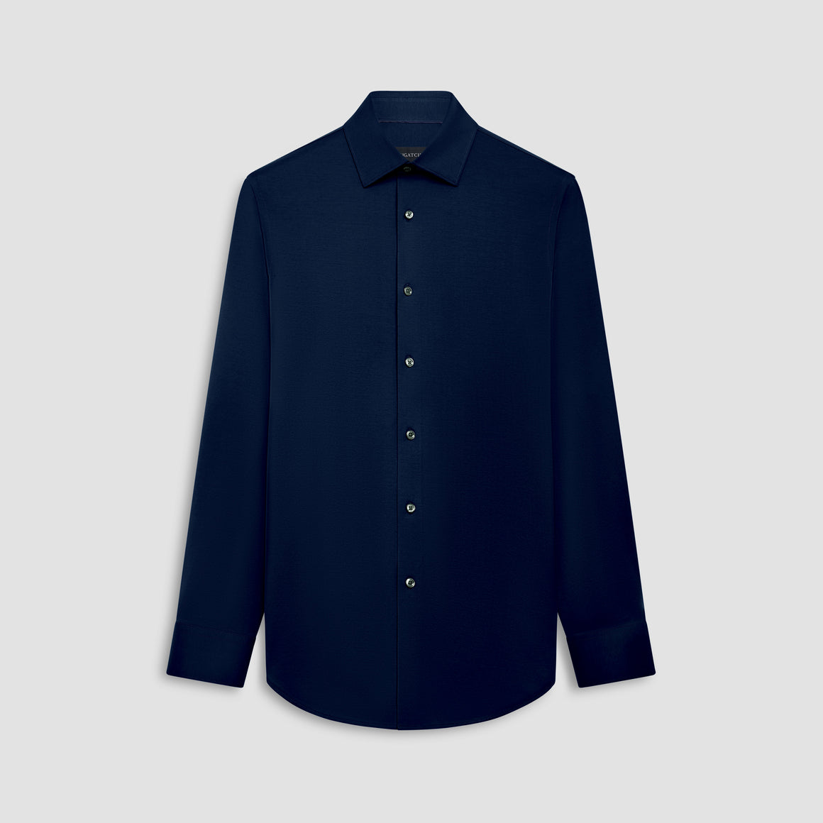 OOOHCotton James Long Sleeve Shirt Navy