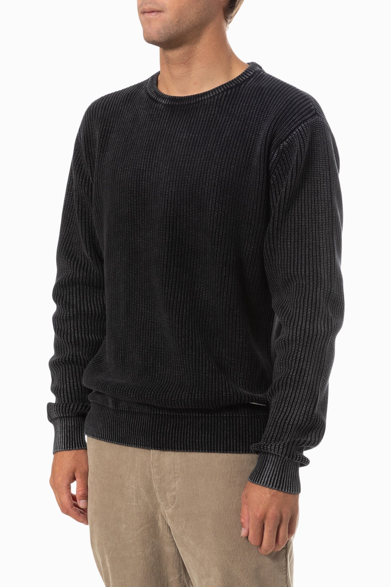 Swell Crewneck Sweater Black Wash